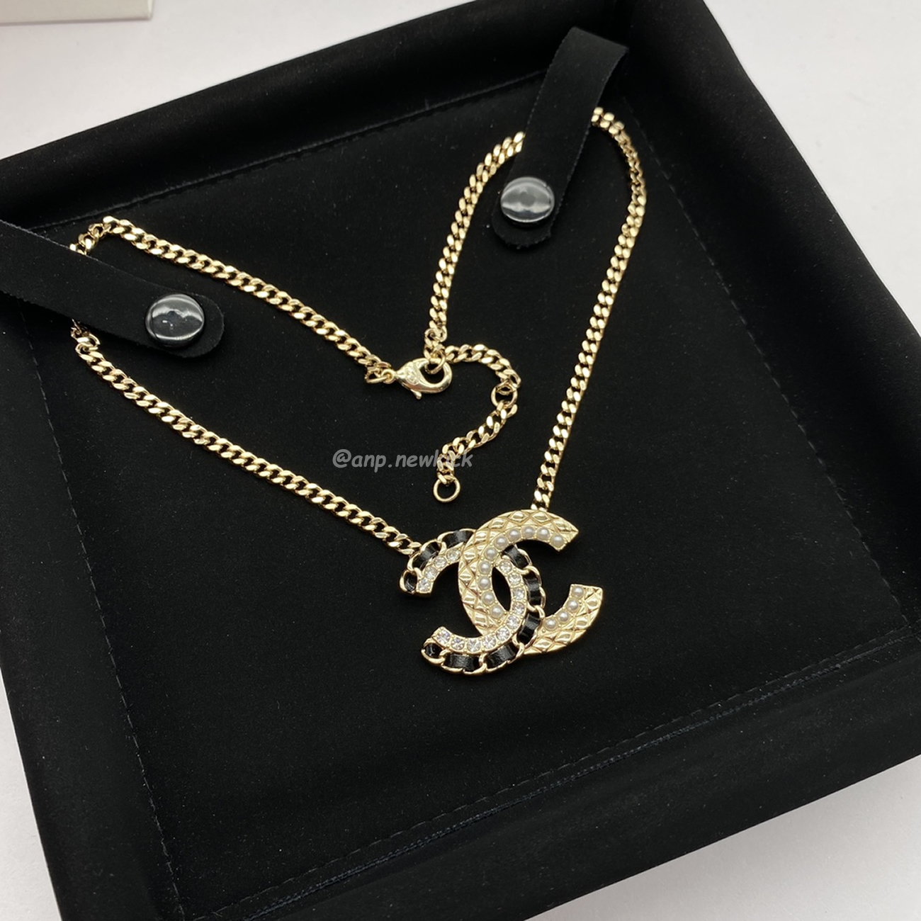 Chanel Pre Owned Cc Diamond Pendant Necklace (13) - www.newkick.vip